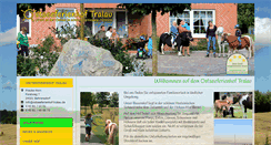Desktop Screenshot of ostseeferienhof-tralau.de