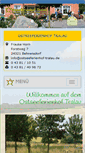 Mobile Screenshot of ostseeferienhof-tralau.de